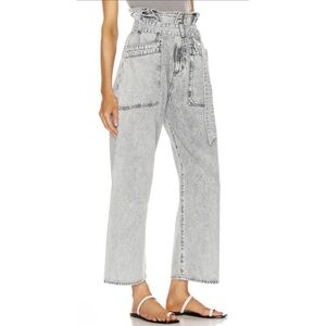AGOLDE Aden Paper Bag Wide Leg Utility Pants